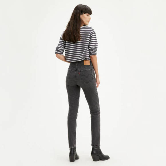 Levi's 501 Skinny Women's Jeans - Black Stick - Picture 4 of 4